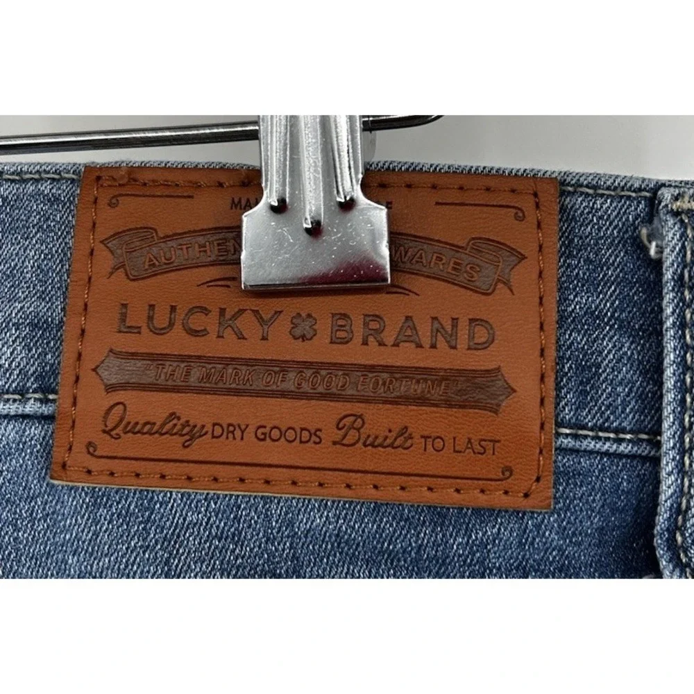 Lucky Brand 223 Straight Front Blue Denim Jeans Men's Size 34x29